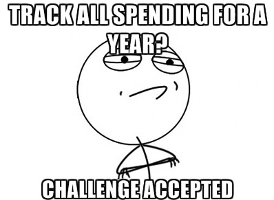 Spending challenge accepted